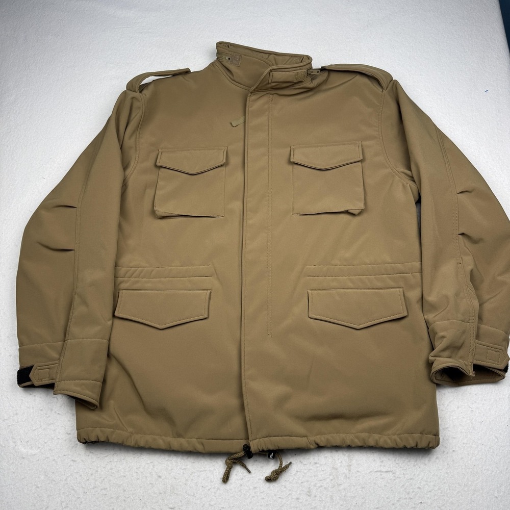 Rothco Field Jacket Mens XL Brown M-65 Fleece Lined Insulated Military Outdoor